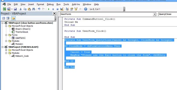 vba code useform close vba code useform close