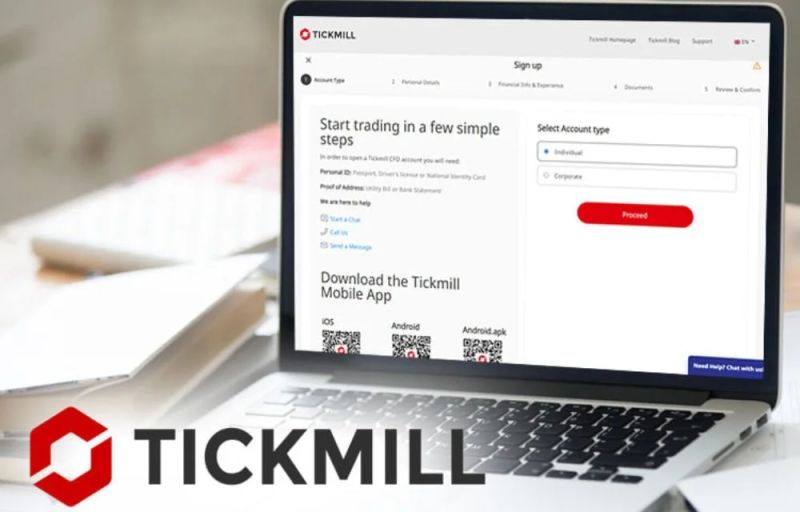 Dynamic Leverage Tickmill - Creative Dark Background - Desktop