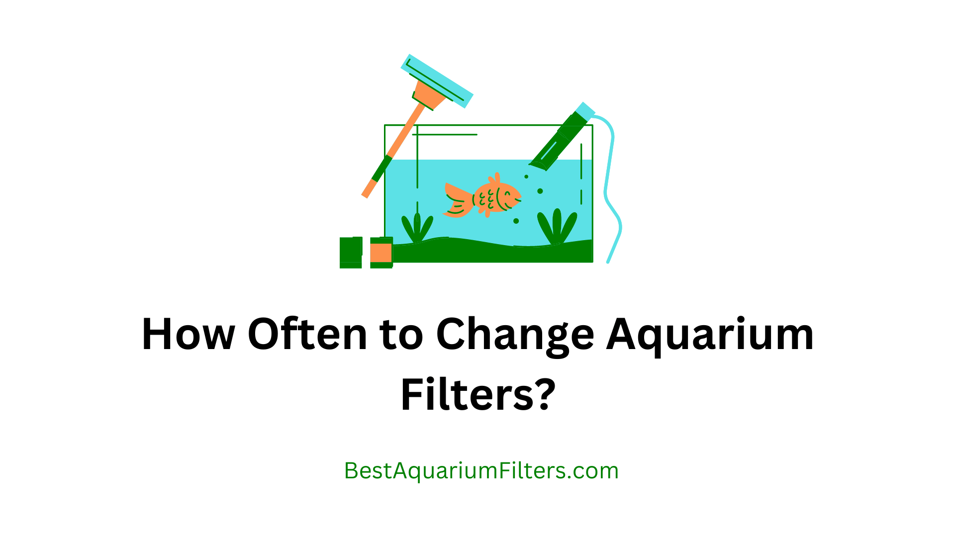 How often to change aquarium filters?