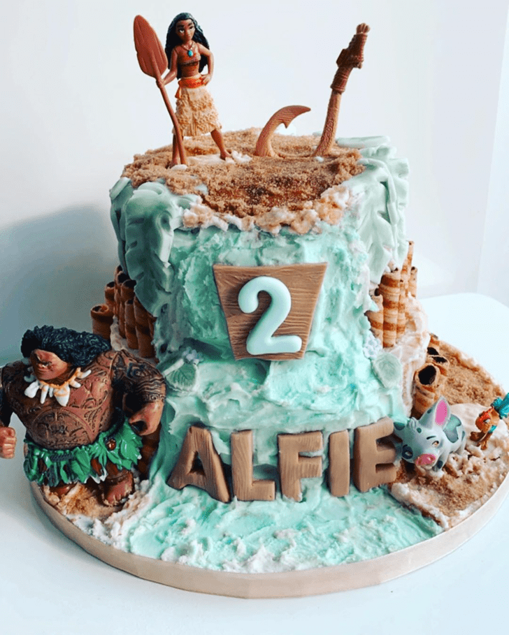 Moana Cake Design Images Moana Birthday Cake Ideas