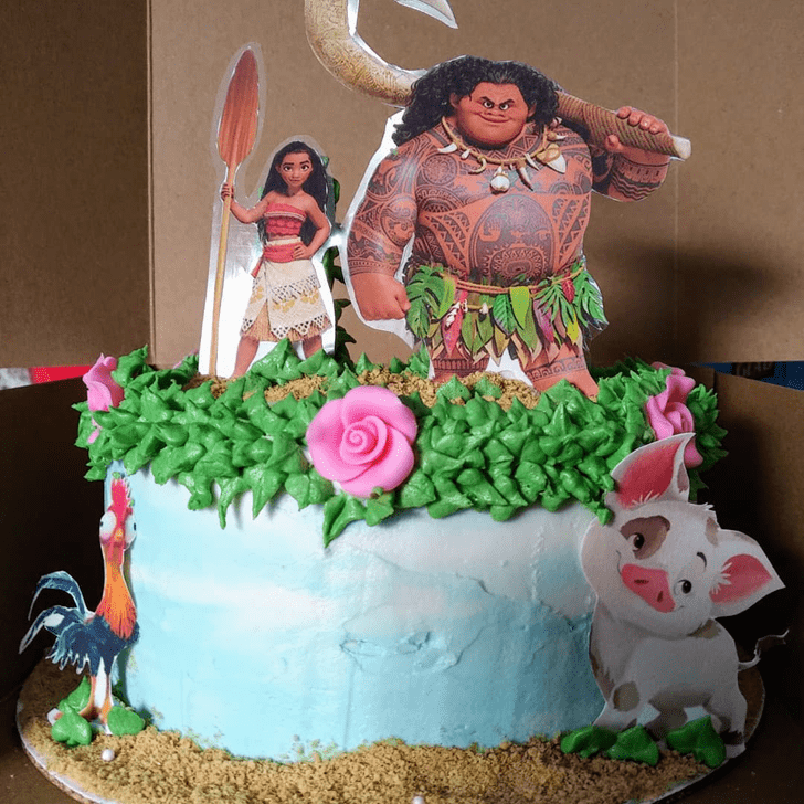 Moana Cake Design Images Moana Birthday Cake Ideas