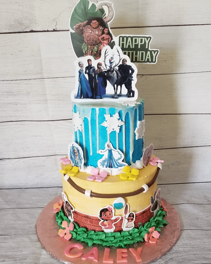 Moana Cake Design Images Moana Birthday Cake Ideas