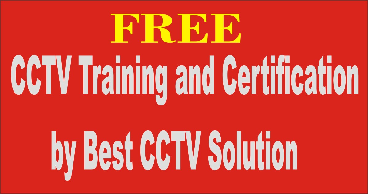 Free cctv training and certification
