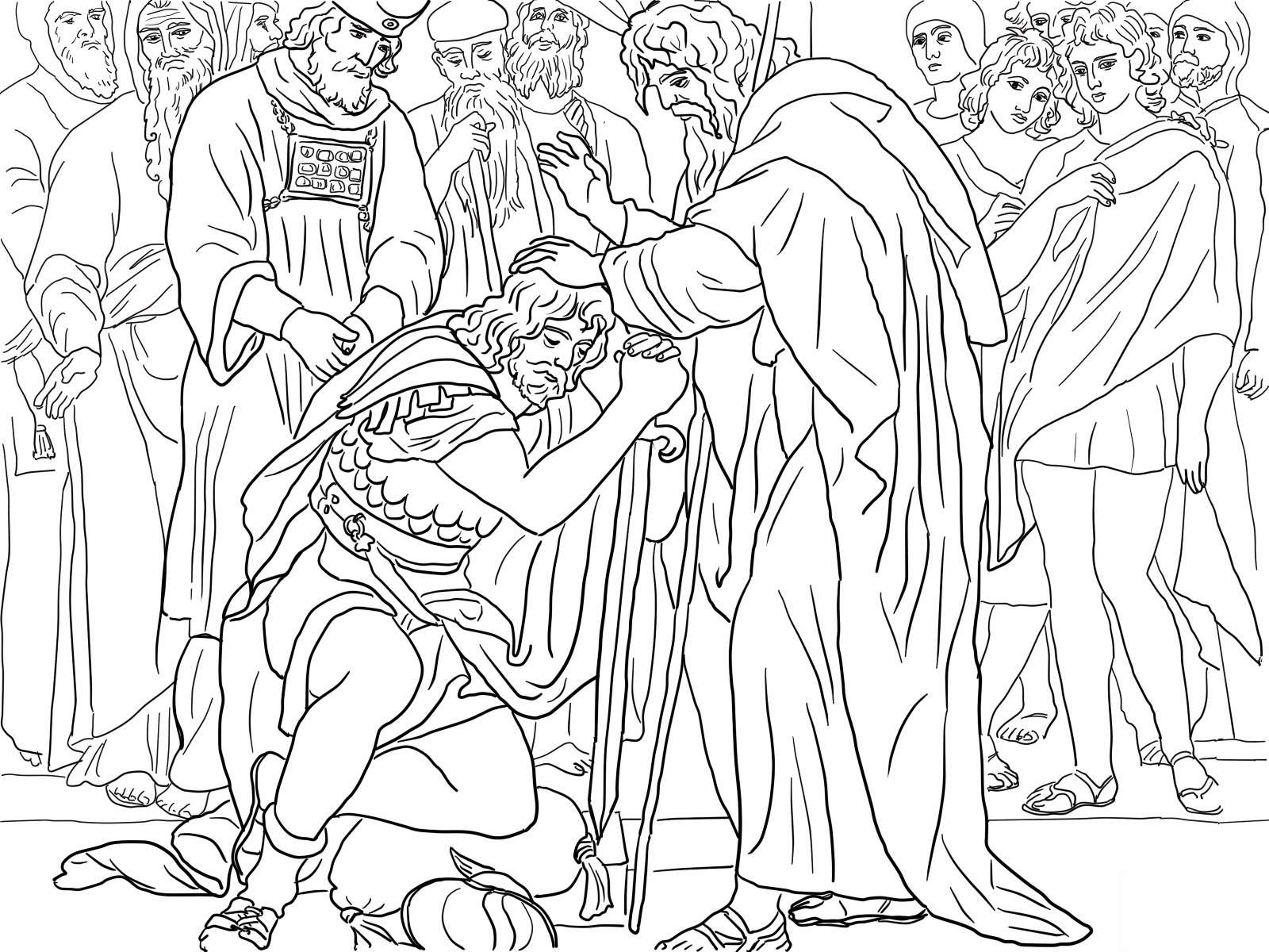 Free printable moses coloring pages for kids