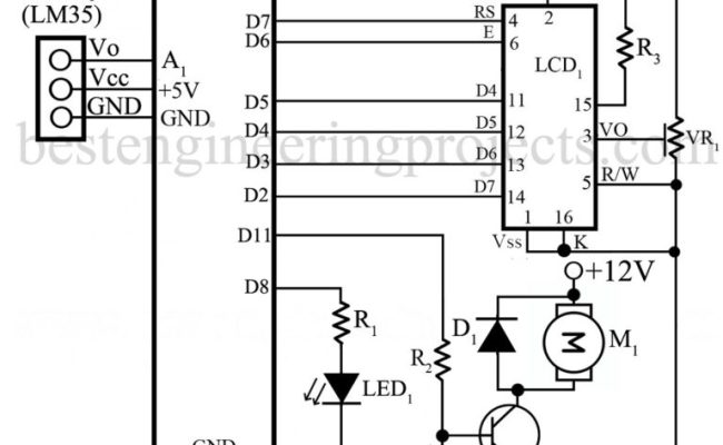 Temperature Controlled Fan Using Arduino - Engineering Projects