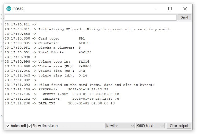 Micro SD Card Module and Arduino Interface - Engineering Projects