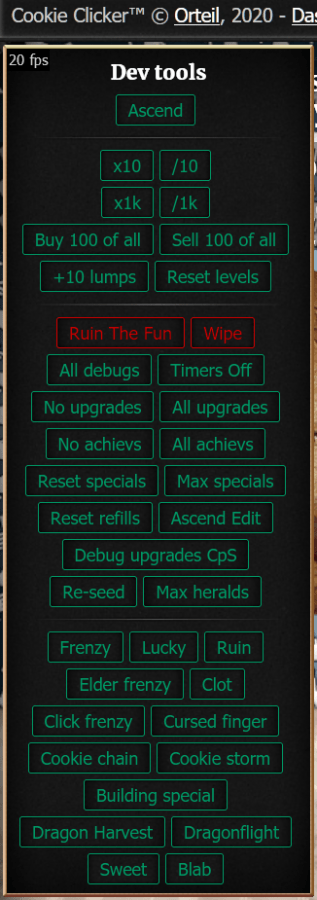 Cheat Code Name For Cookie Clicker 10 2021 Now that you are aware of how to apply hack in the game its time to share with you the best and most popular hacks and cheats available for Cookie Clicker.