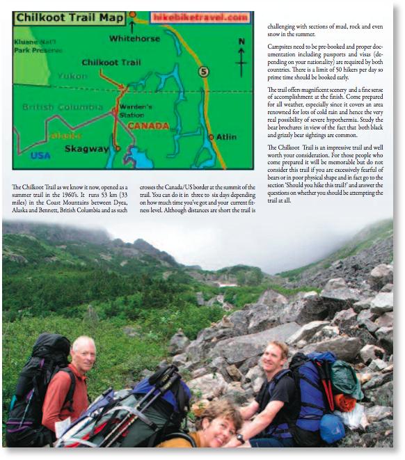 Chilkoot Trail EGuide Besthike Com Chilkoot 