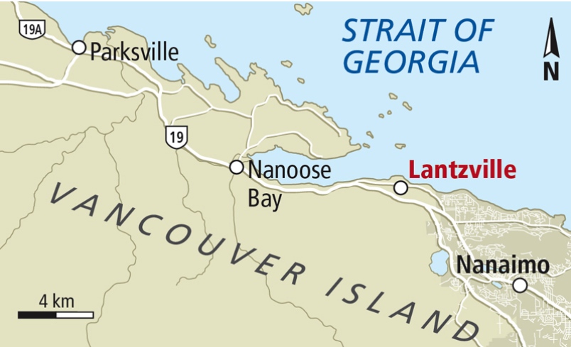 Lantzville Lookout Nanaimo B C Besthike Com Lantzville Map 
