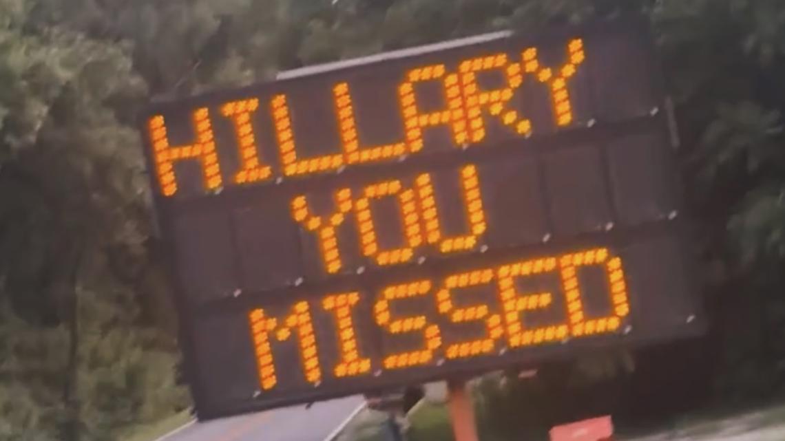 Hacked Traffic Sign in Monroe Sparks Political Controversy