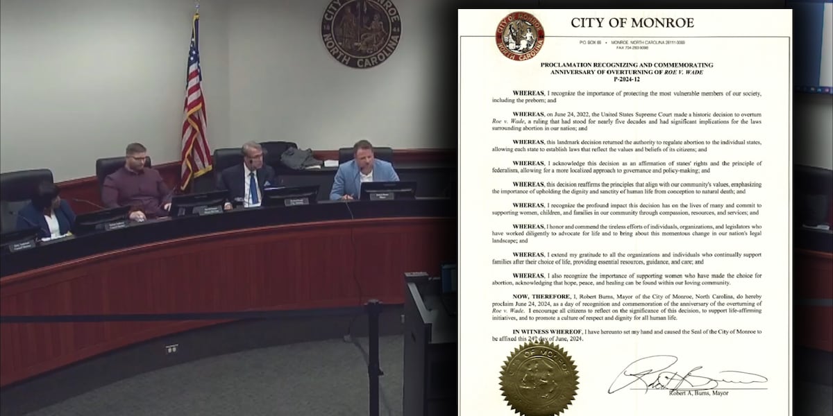 Mayor Proclamation Ignites Debate at Monroe City Council Meeting