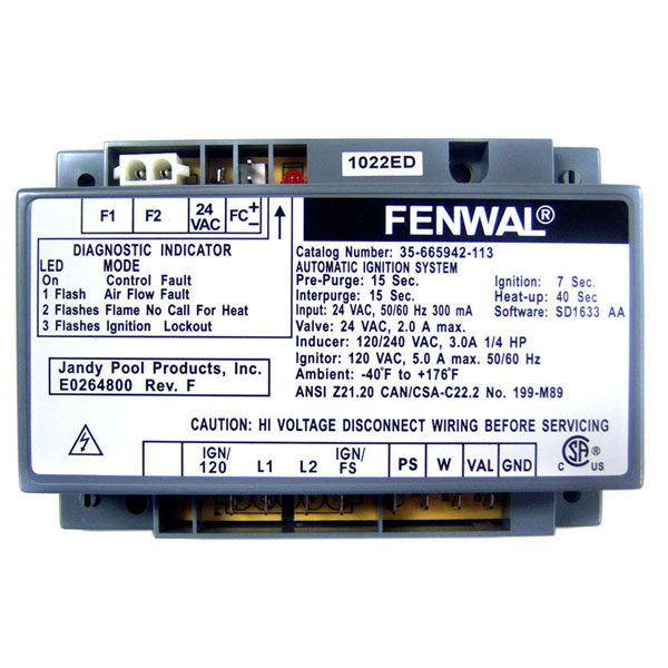 Jandy LXi Ignition Control R0456900 Best Pool Shop