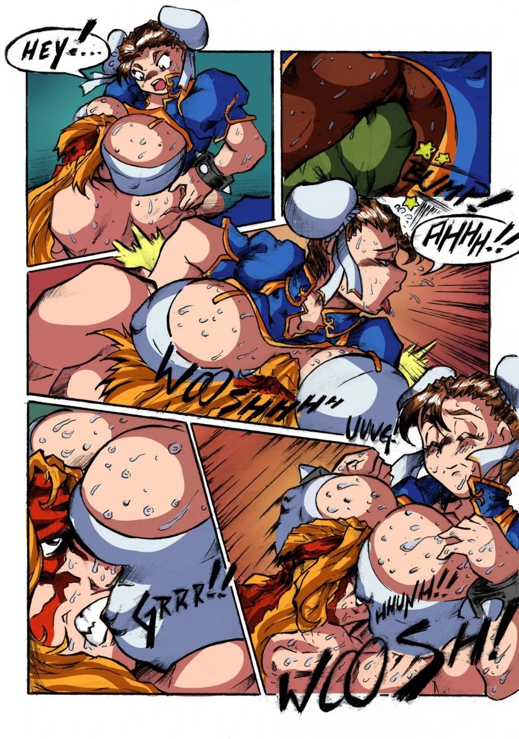 Alex vs Chun-Li- Street Fighter | All Porn Comics