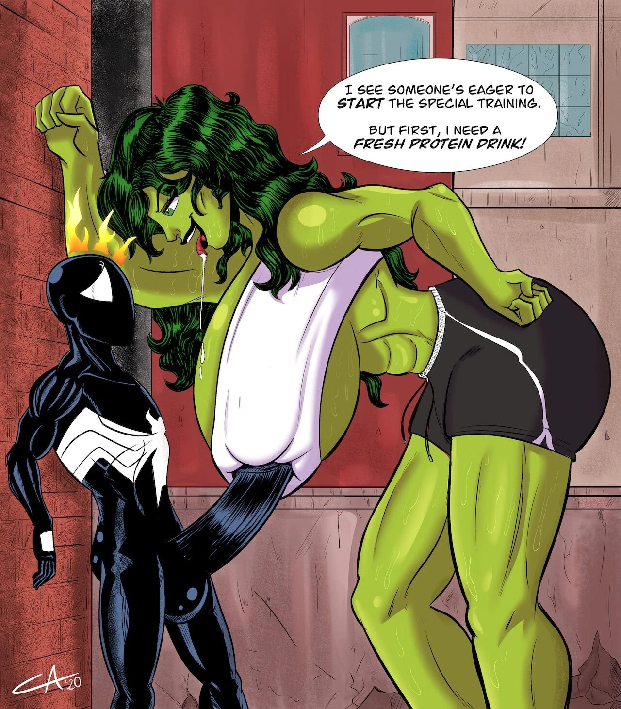 Ameizing Lewds] Special She-Training (Marvel) | All Porn Comics