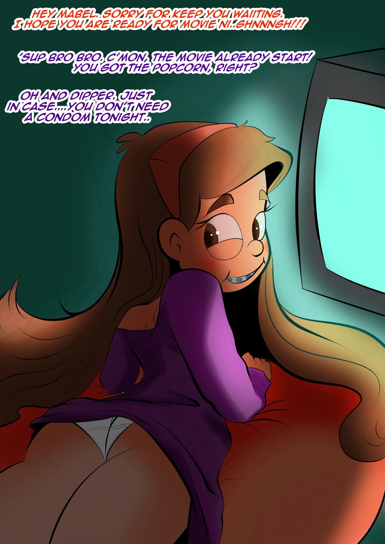 Anont - Gravity Fall Night with Mabel | All Porn Comics