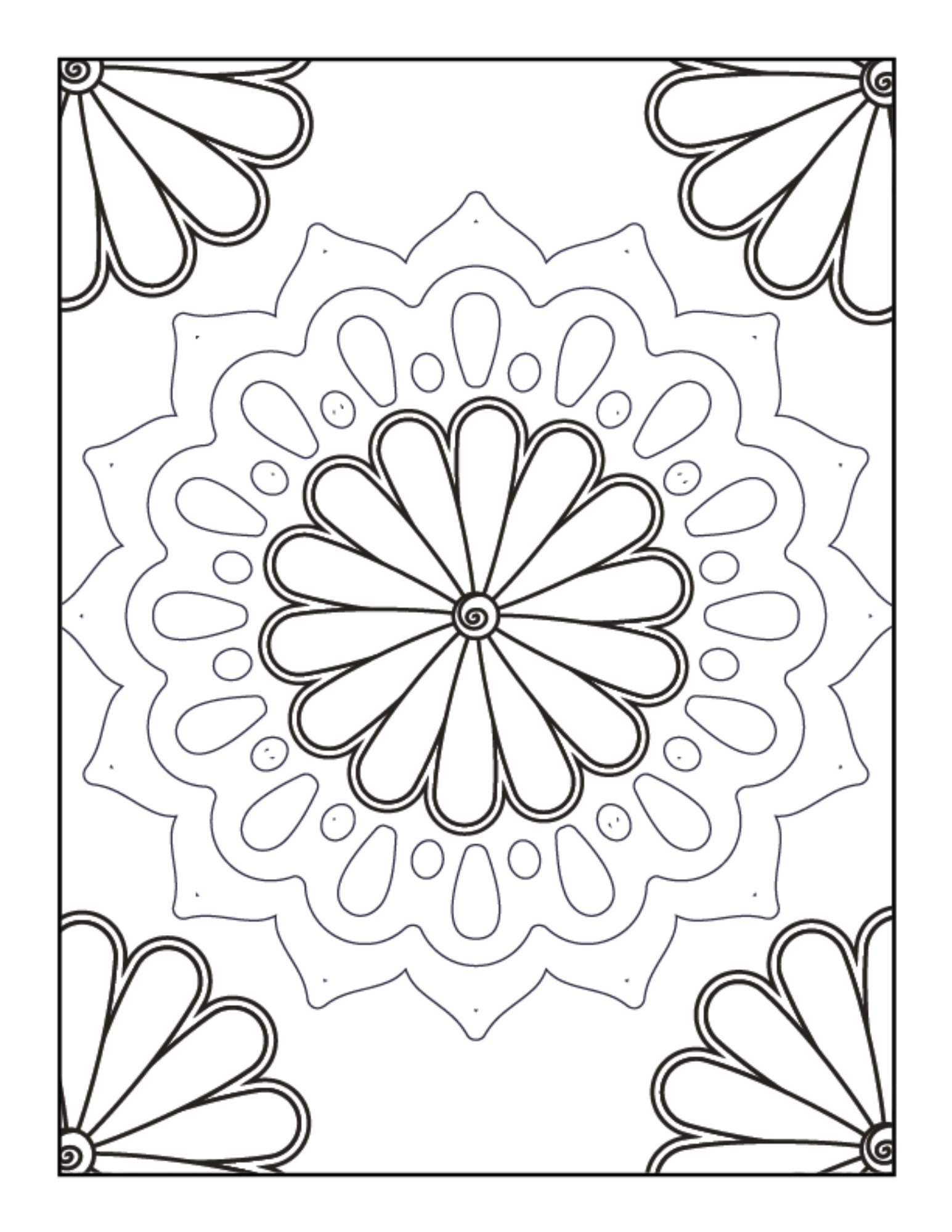 Mindful coloring book