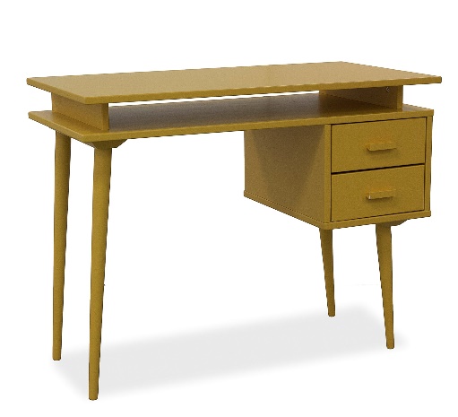 <p style="font-weight:400;text-align:justify;">Escrivaninha Margot Amarela 2 Gavetas&nbsp;<b>De:</b><span>&nbsp;</span>R$ 949,90&nbsp;<span>&nbsp;</span><b>Por:</b><span>&nbsp;</span>R$ 599,90</p>