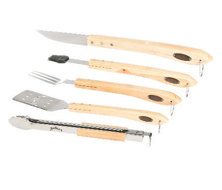 <p style="font-weight:400;text-align:justify;">Kit Churrasco Grill Jim Beam 5 Pe&ccedil;as&nbsp;<b>De:</b><span>&nbsp;</span>R$ 249,90&nbsp;<span>&nbsp;</span><b>Por:</b><span>&nbsp;</span>R$ 199,90</p>