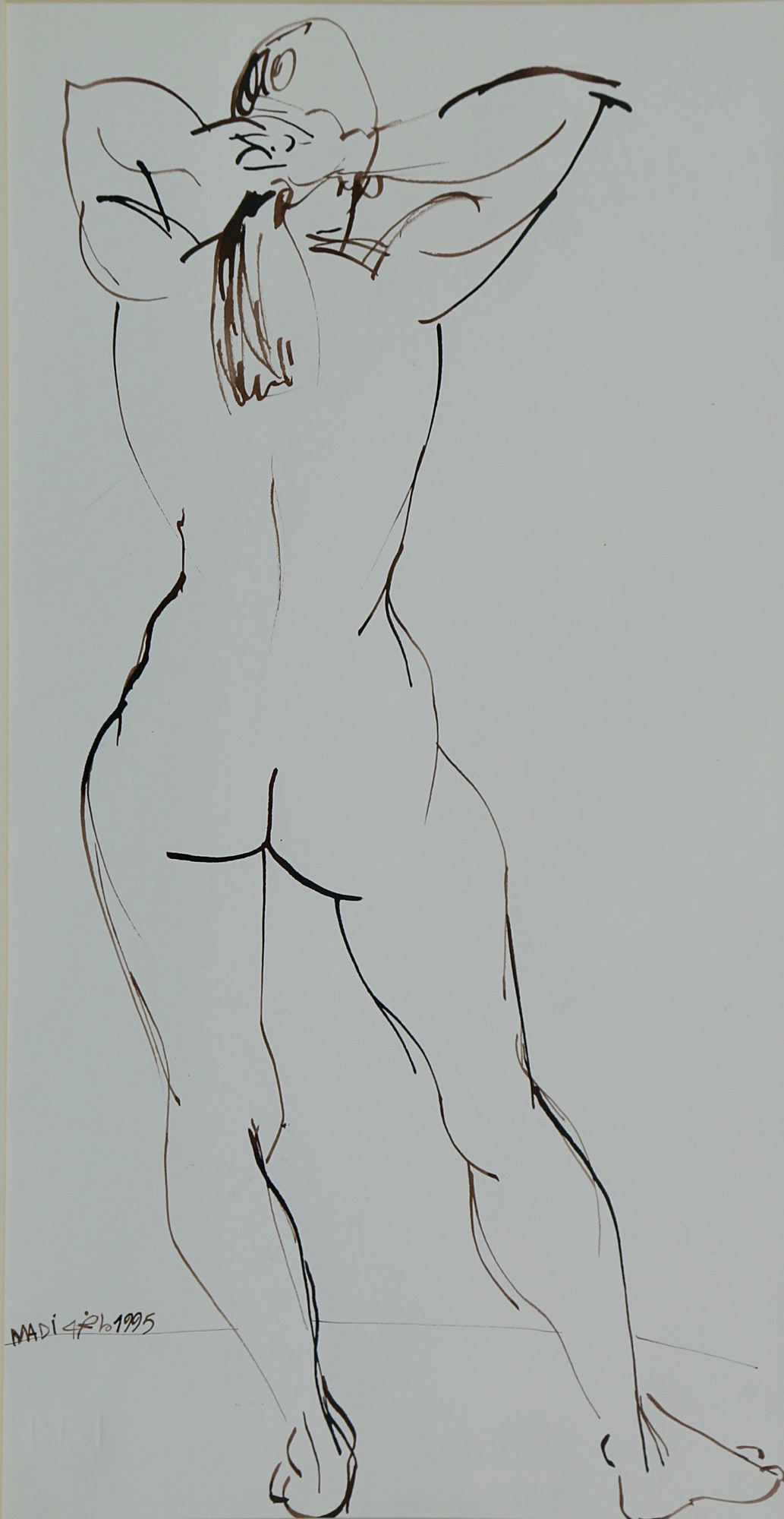 Hussein Madi — Nude — 1995