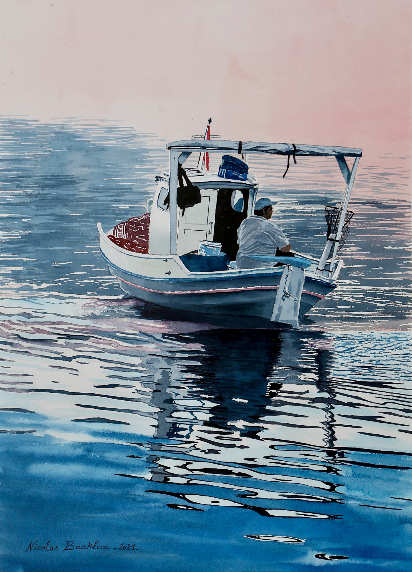 Nicolas Baaklini — Pink Reflections — 2021