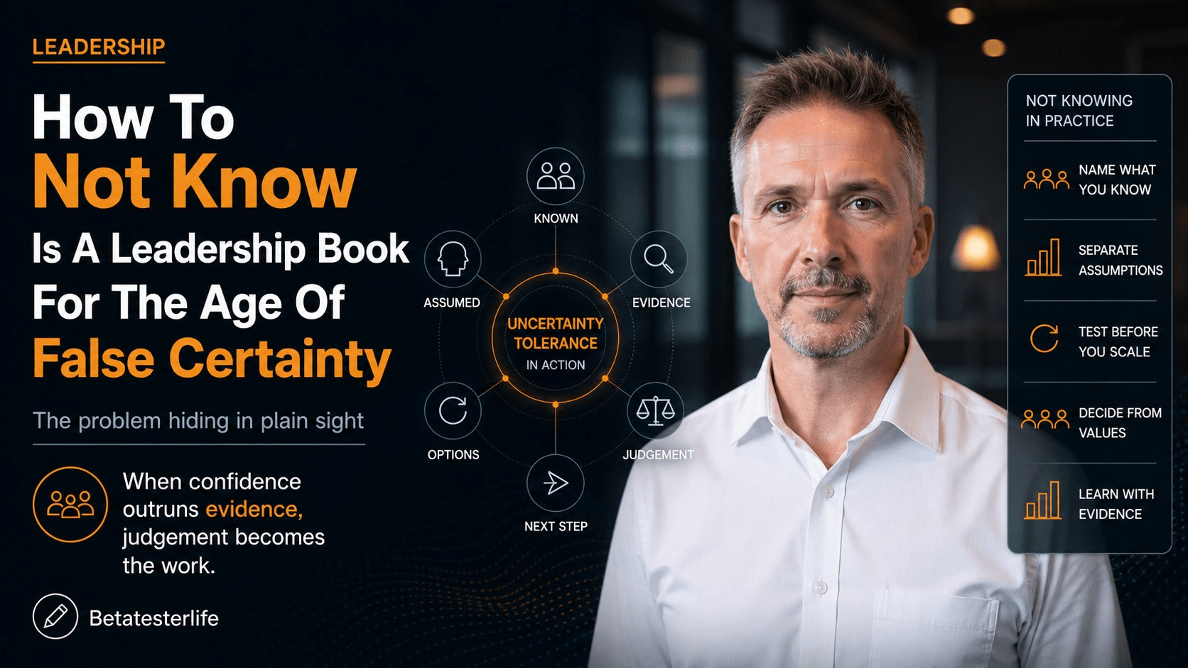 How To Not Know Is A Leadership Book For The Age Of False Certainty