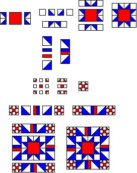 Texas State Quilt Pattern Block