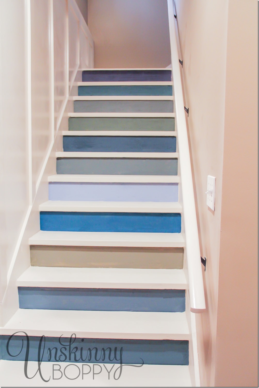 Use these tips and tricks to make your cozy home feel spacious and comf. Our Basement Staircase Transformation Reveal From Concrete To Colorful