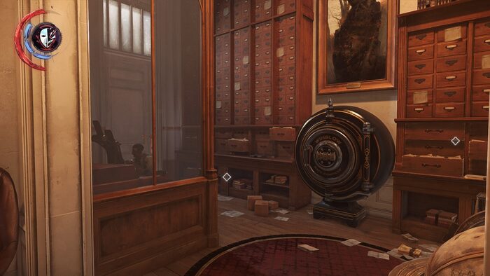 Иллюстрация к материалу «Прохождение Dishonored: Death of the Outsider По чернильному следу. Коды от сейфов в Dishonored: Death of the Outsider»