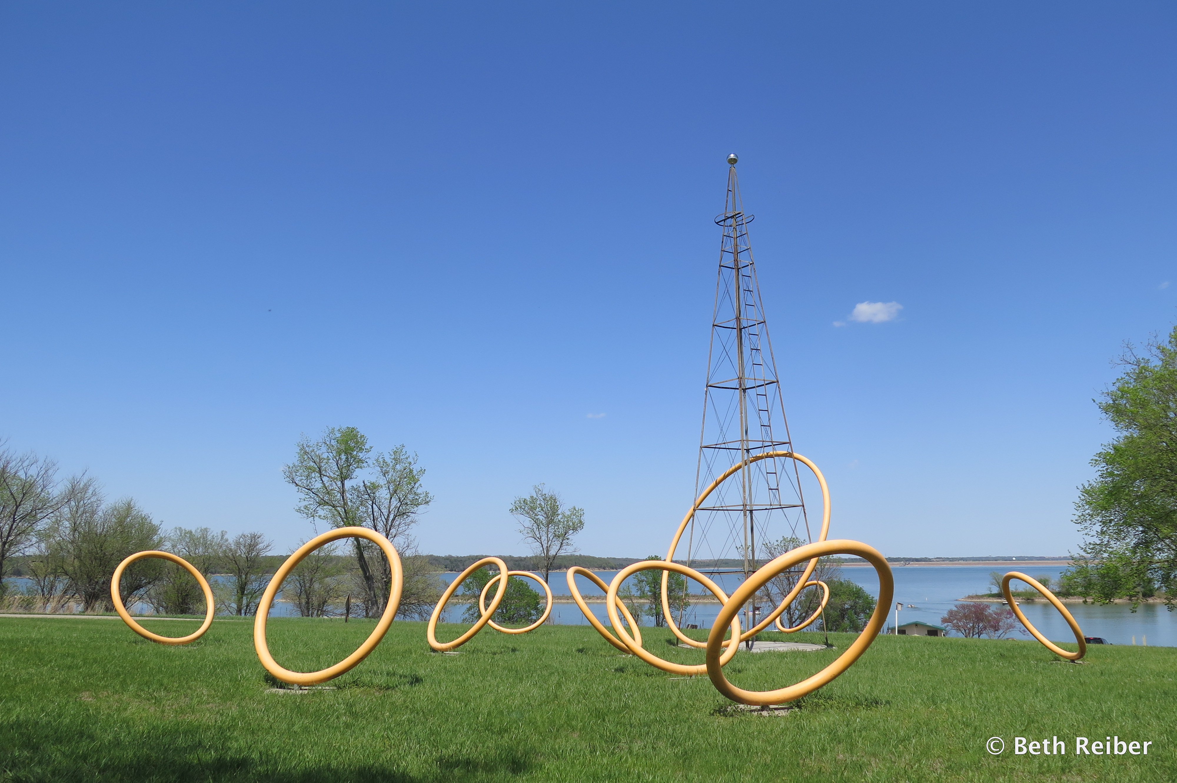 Freedom Rings outside the Wakarusa Valley Heritage Museum