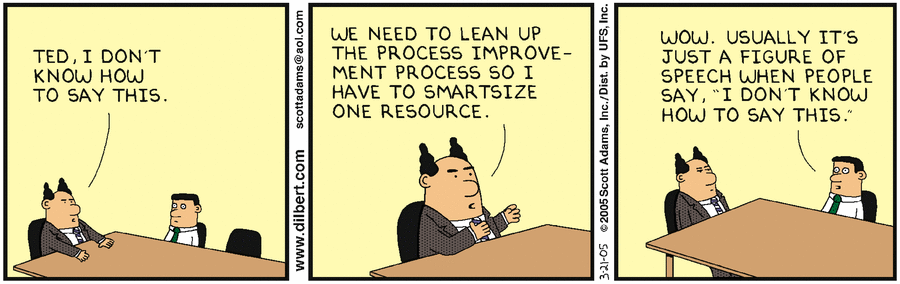 The top-ten Dilbert cartoons on lean – better operations