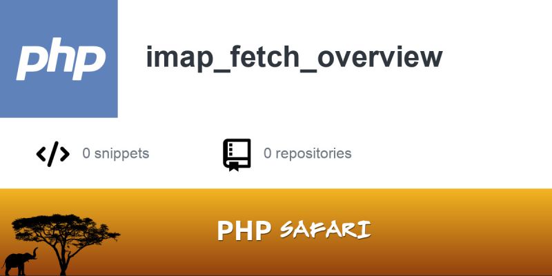 Basic Example Of Php Function Imap Fetch Overview - Colorful Photos - Professional HD Collection