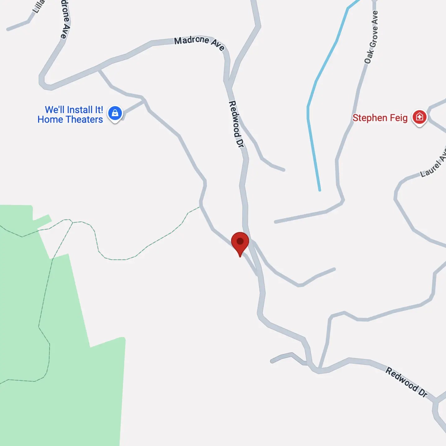 Google Maps to Gary Giaomini Preserve