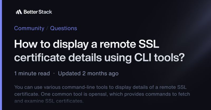 Ssl Client Certs Commandbox Cli Package Manager Repl More - Best City Illustrations in 8K