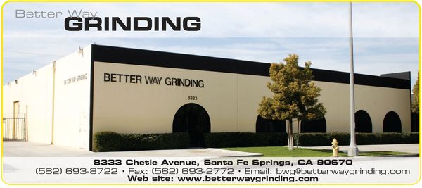 Double Disc Grinding - Better Way Grinding