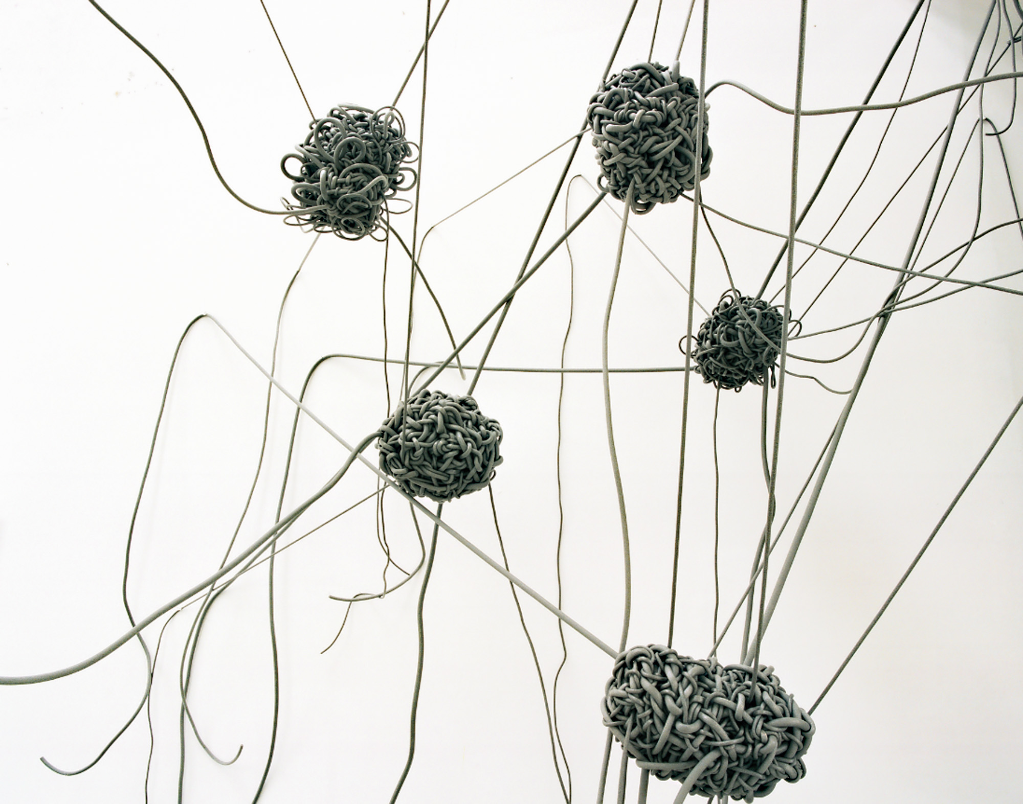 Knots Detail 2005/11, Grösse raumbezogen, PE-Schaum