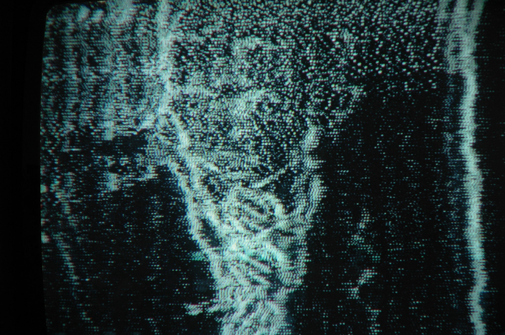 Talking Man, 2007, C-Print, Leuchtkasten, Maße 30 x 30 x 10 cm