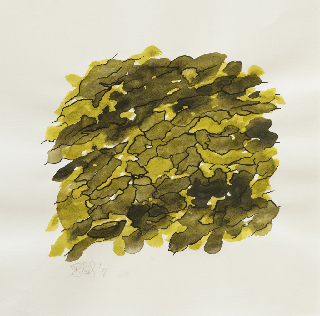 Mindmaps: 2018-2021,Tusche, 25 x 25 cm