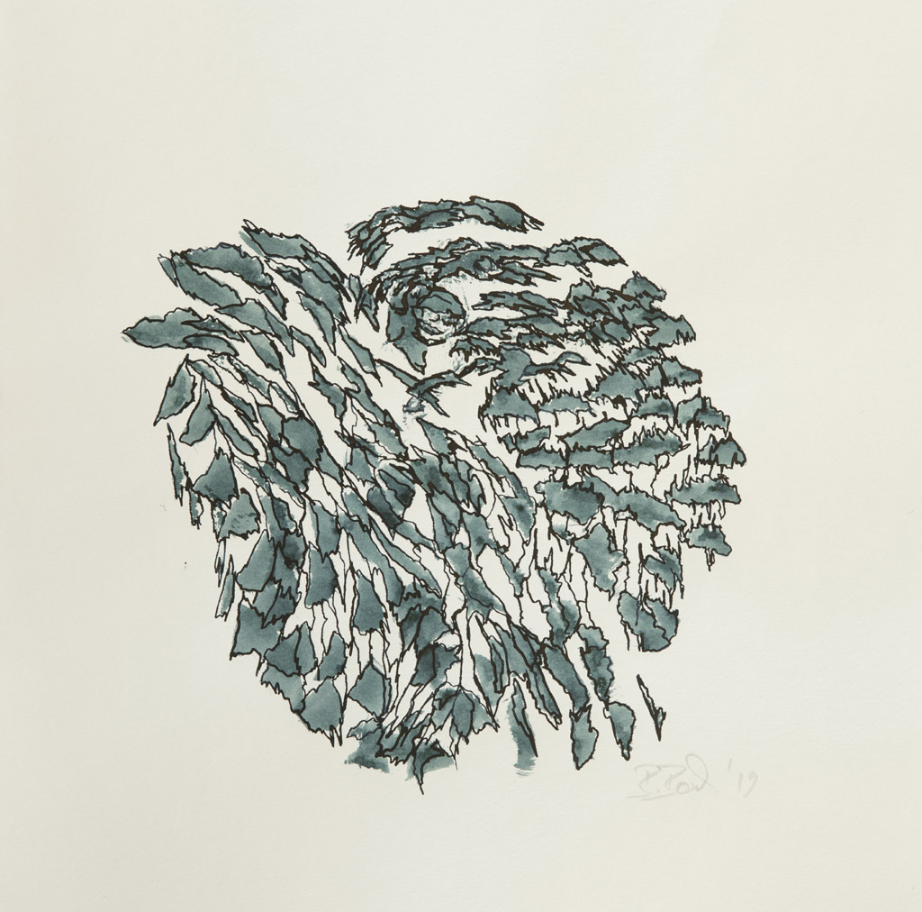 Mindmaps: 2018-2021,Tusche, 25 x 25 cm