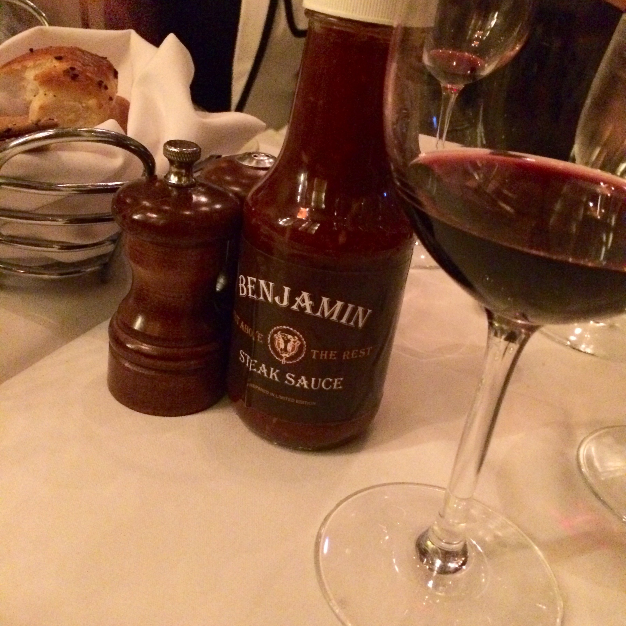 Great atmosphere at Benjamin Steakhouse.