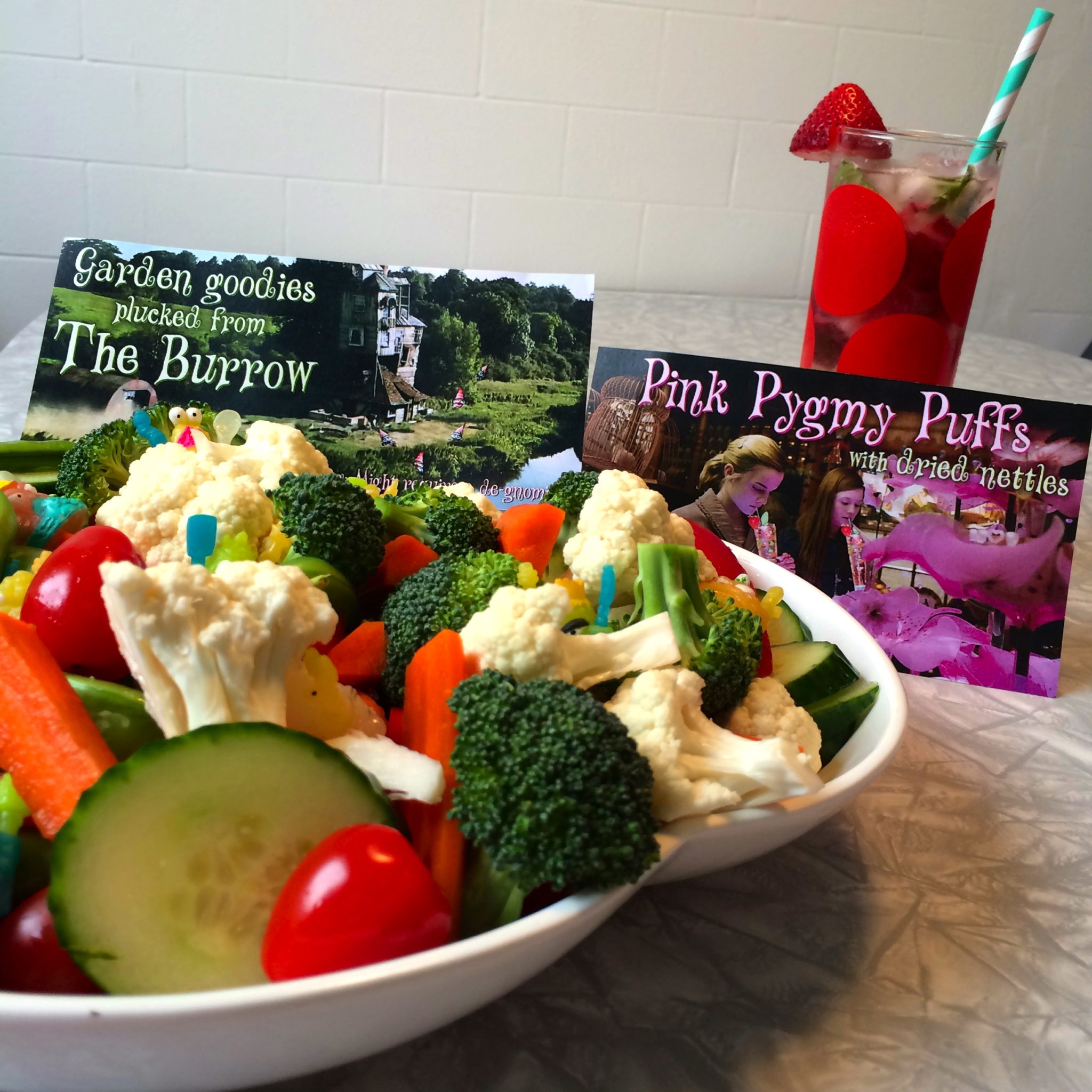 Garden goodies plucked from The Burrow. Contains a few nasty gnomes.