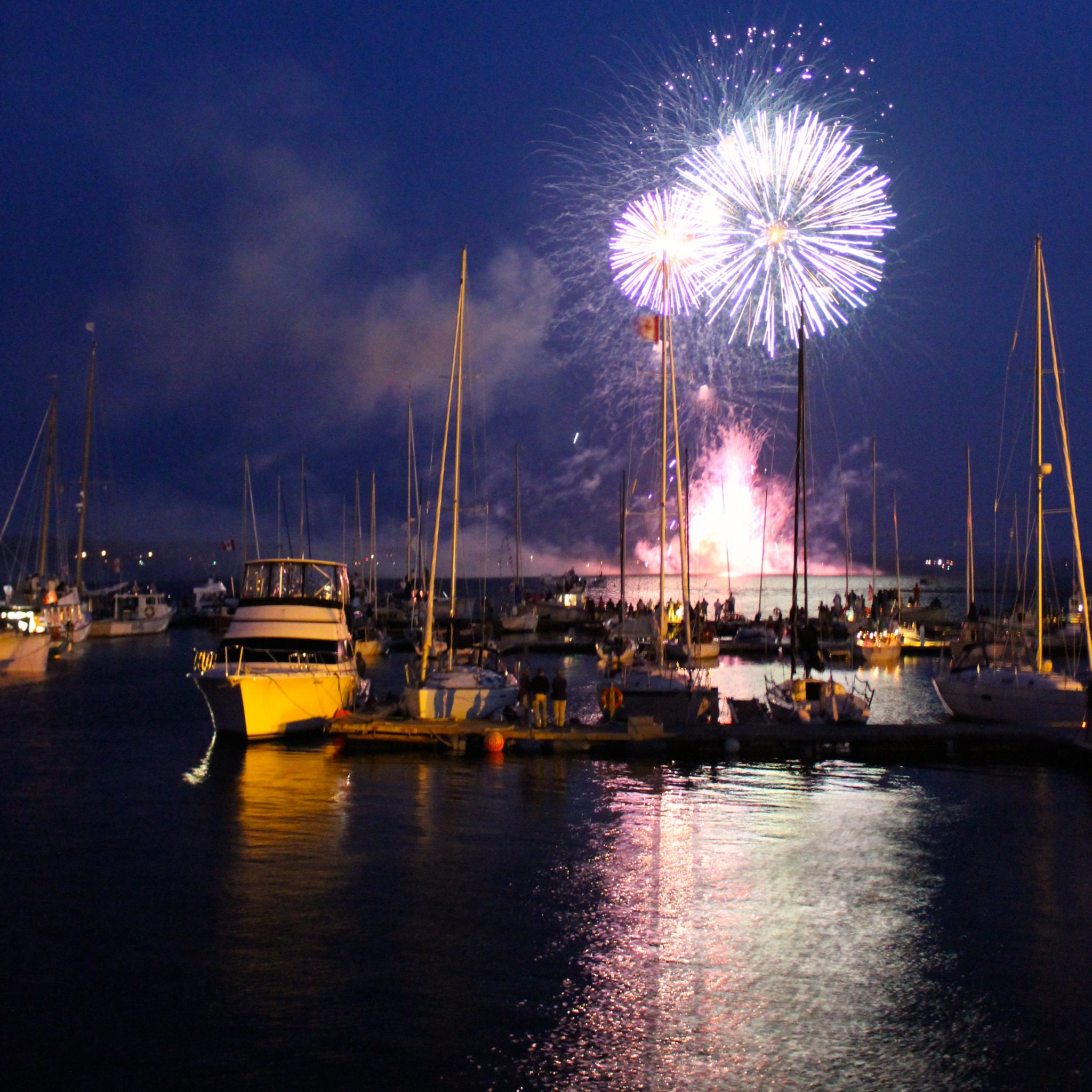 Fireworks in Charlottetown, PEI.