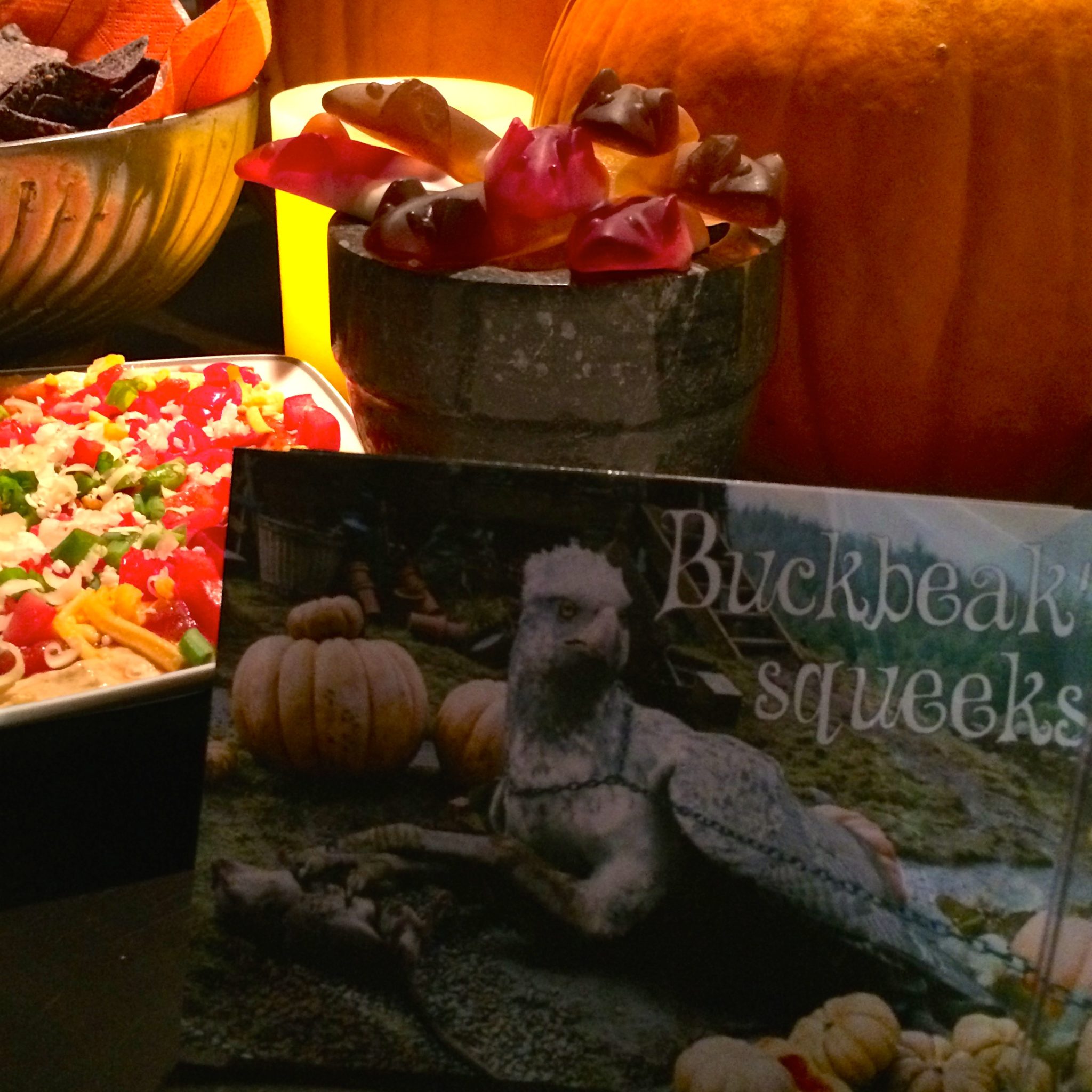 A bowl of Buckbeak's squeeks.