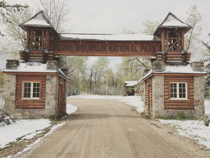 The famous East Gate, Riding Mountain National Park