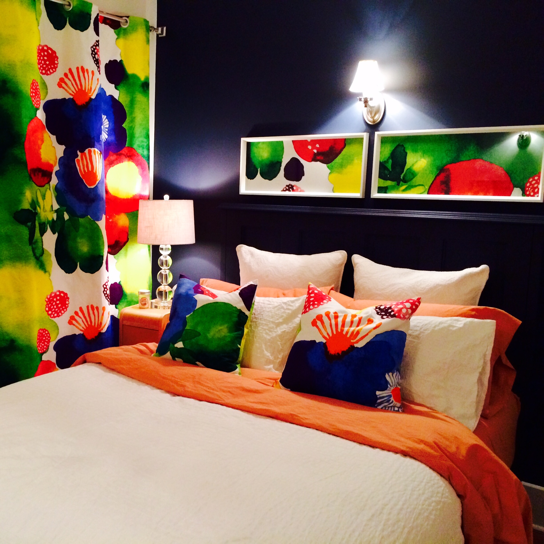 Bedroom update. Crazy colours