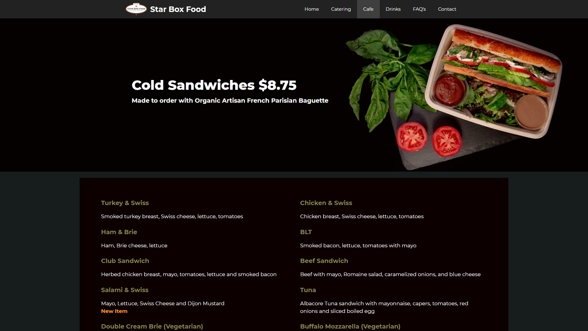 Starbox Food - Beverage Design Services