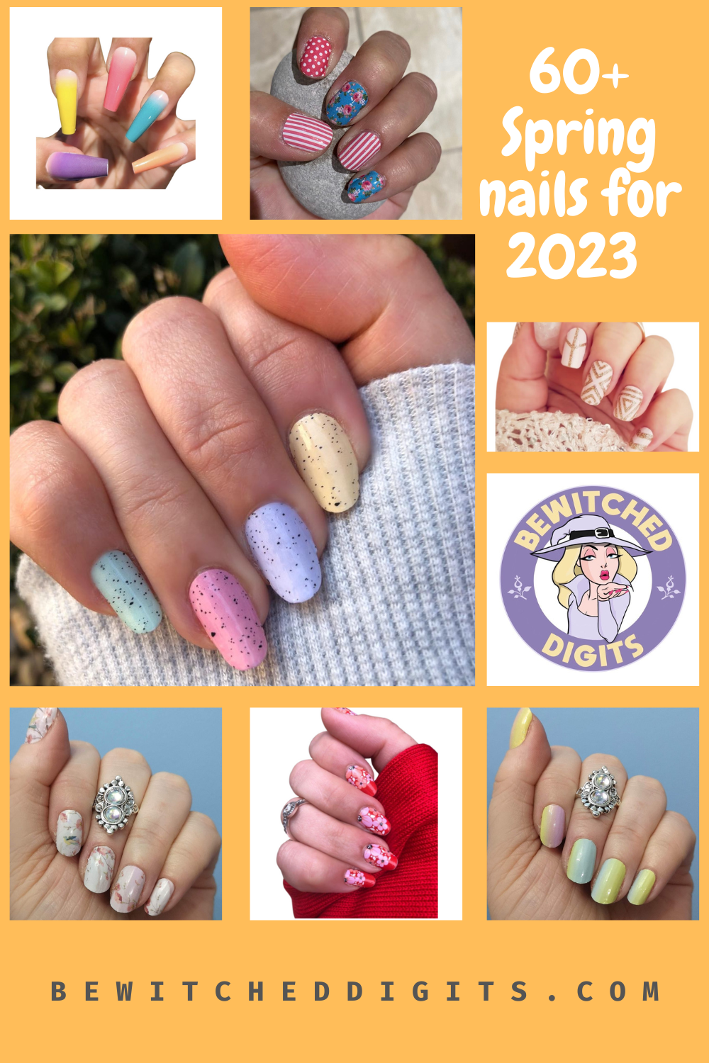 Spring has sprung! Spring nail art inspo for 2023