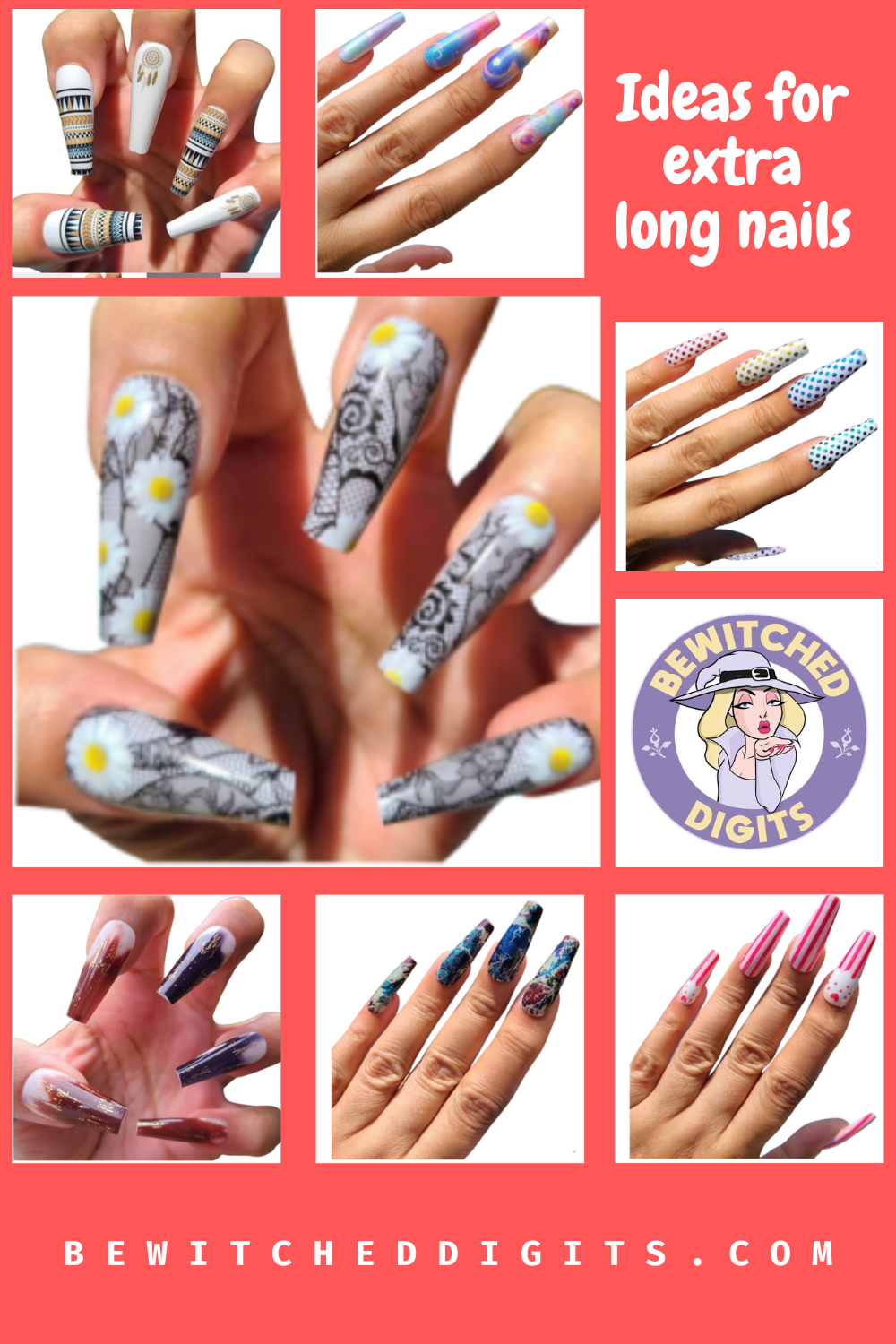 50+ Nail art inspo made simple for extra long nails