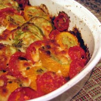 Summertime gratin