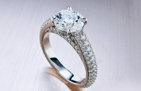 We have a huge selection of bands, a variety of cuts, and always competitive pricing! Pave Diamond Rings - Settings And Designs