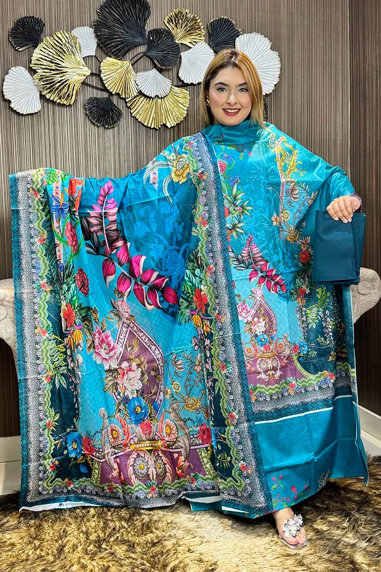 Pakistani Inspired SWISS LAWN 3-piece(Akashi)